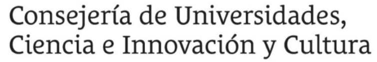 Consejería de Universidades, Ciencia e Innovación y Cultura